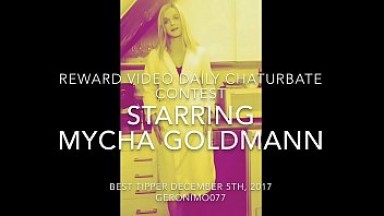 Reward Video Daily Webcam Contest 05.12.2017 Starring Mycha Goldmann